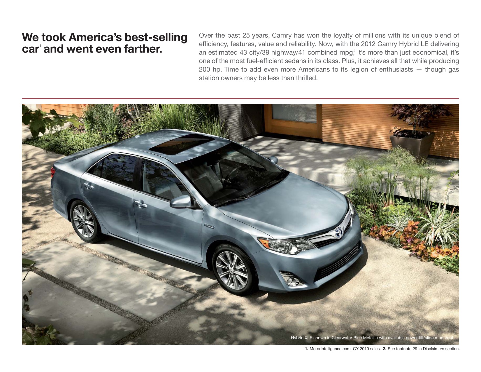 2012 Toyota Camry Brochure Page 11